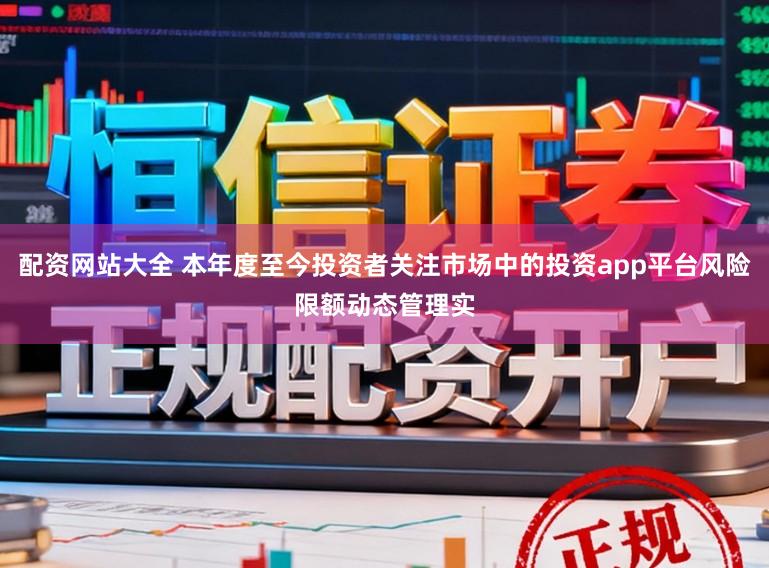 配资网站大全 本年度至今投资者关注市场中的投资app平台风险限额动态管理实