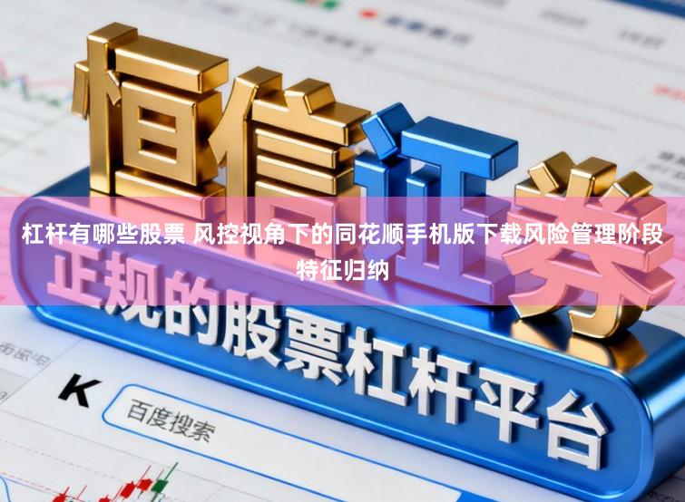 杠杆有哪些股票 风控视角下的同花顺手机版下载风险管理阶段特征归纳