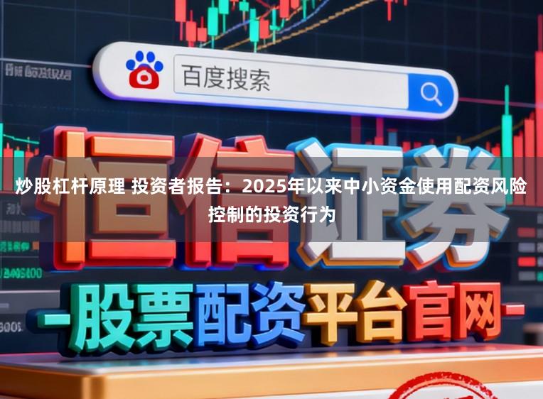 炒股杠杆原理 投资者报告：2025年以来中小资金使用配资风险控制的投资行为